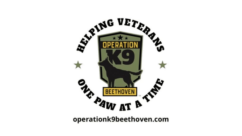 Operation K9 Beethoven logo with dog silhouette.